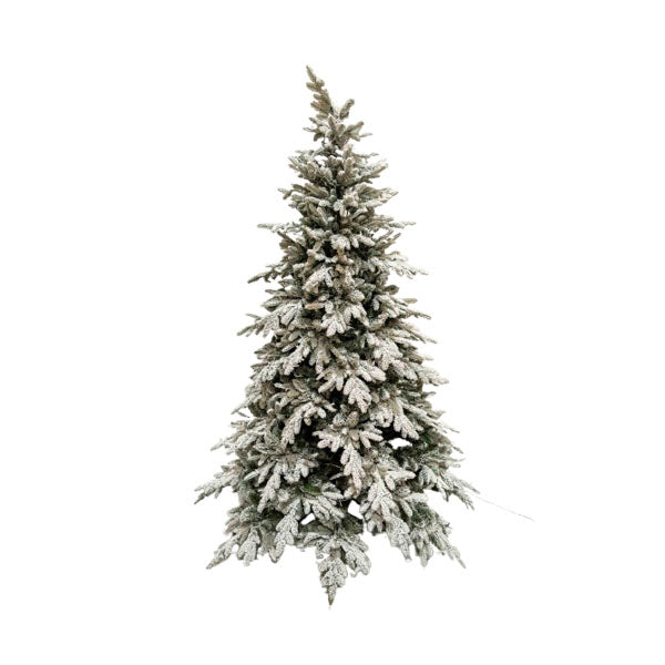1.8m Snowy Grand Christmas Tree with 1958 Tips and 1800 LED Lights