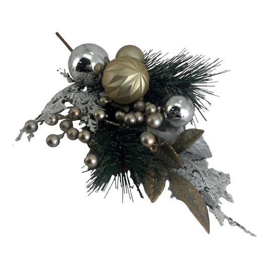 Silver Ball Christmas Spray