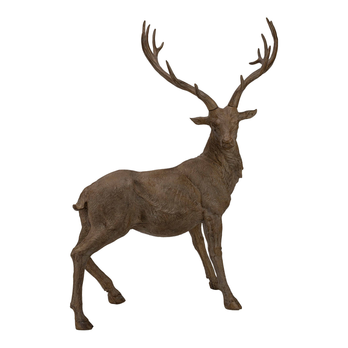 78cm Natural Standing Deer Christmas Decoration