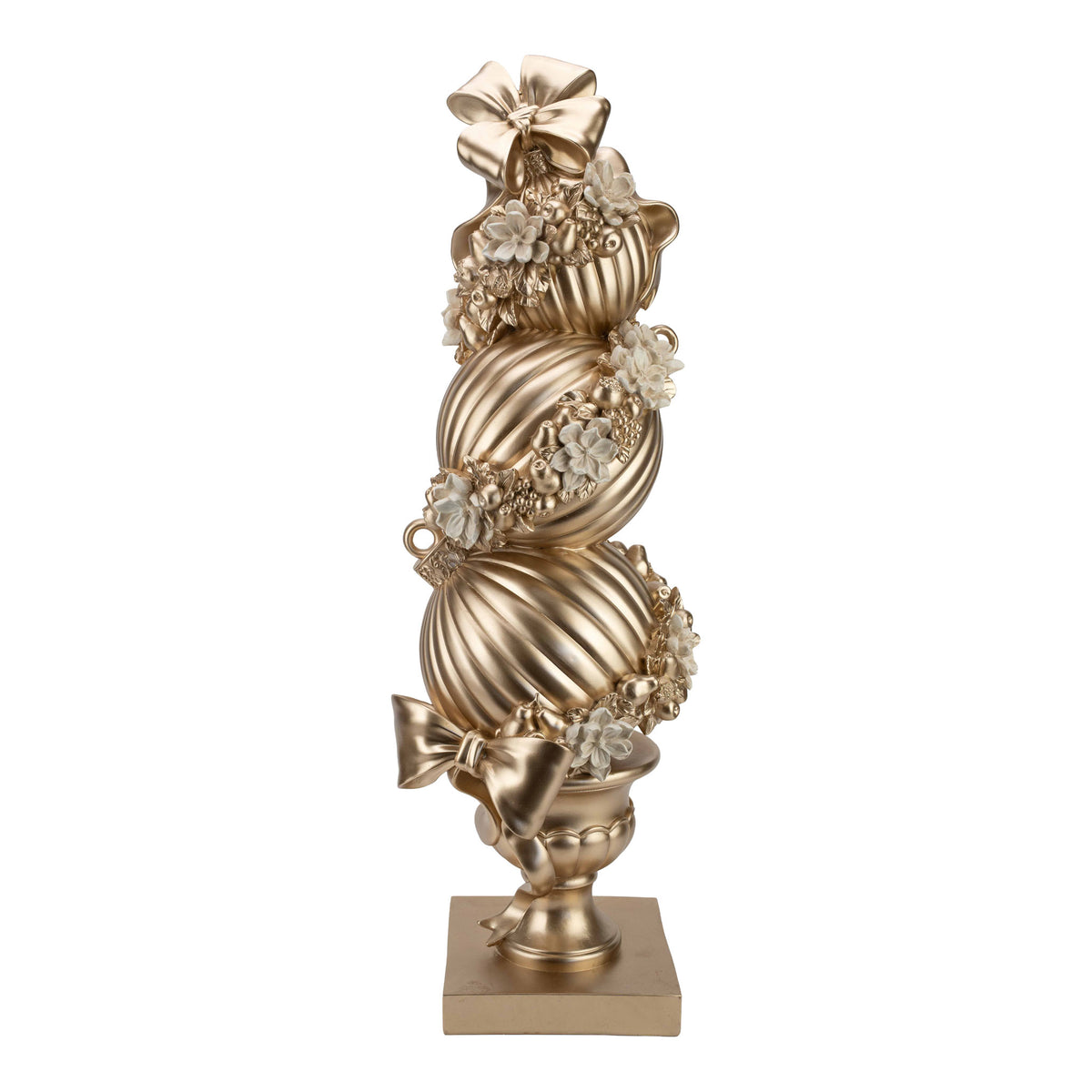 91cm Champagne Bauble Stack Christmas Decoration