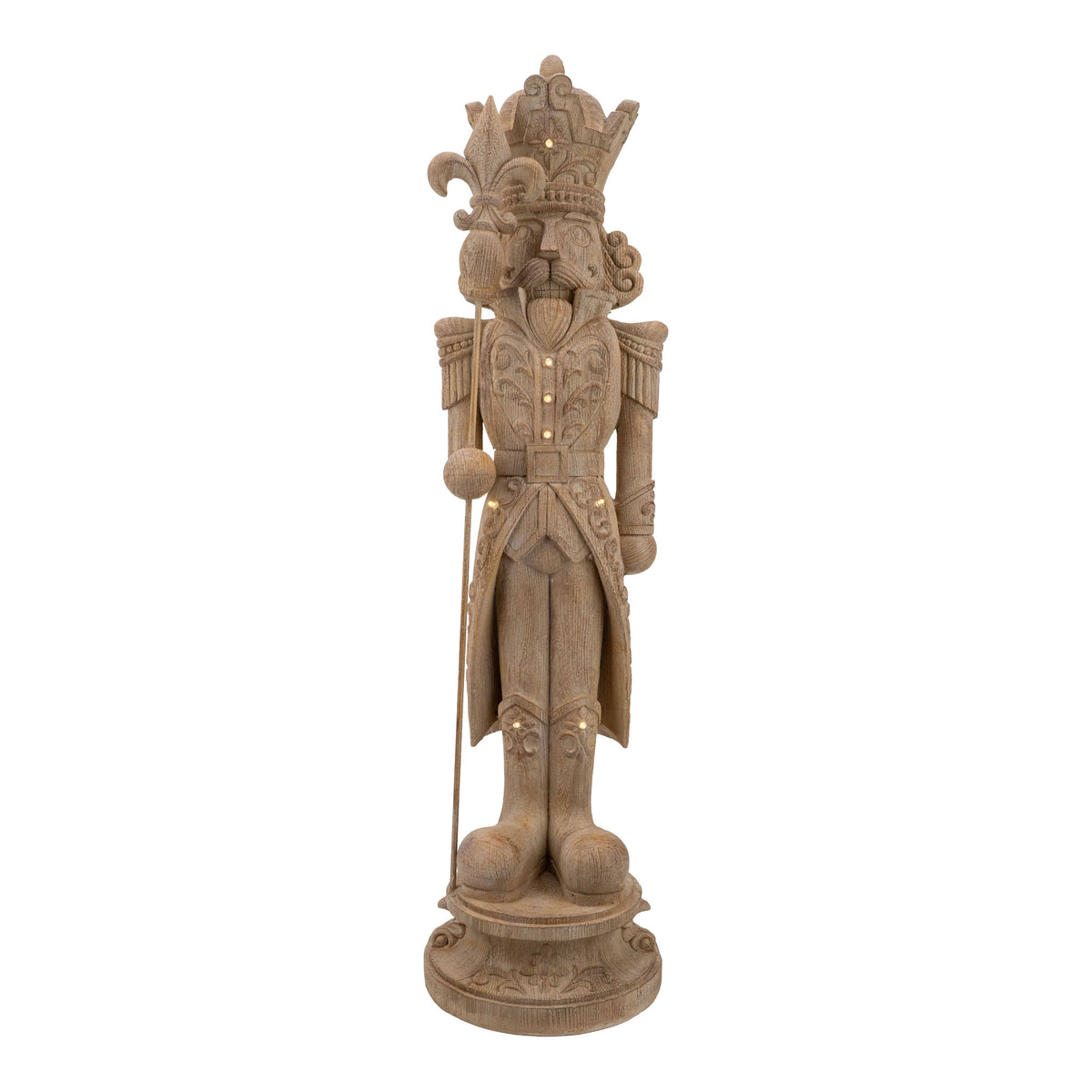 92cm Natural LED Christmas Nutcracker