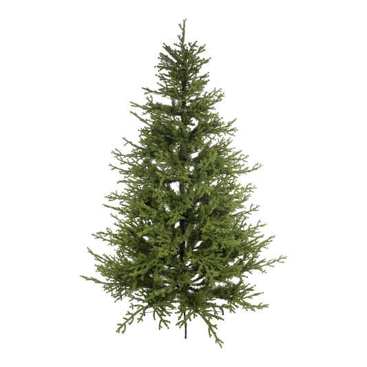 2.1m Long Branch Green Fir Christmas Tree with 5830 Tips and 3100 Copper LED Lights