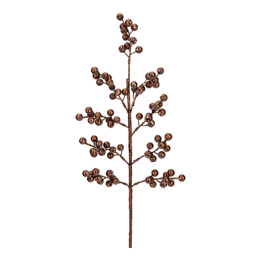 Brown berry Christmas spray decoration