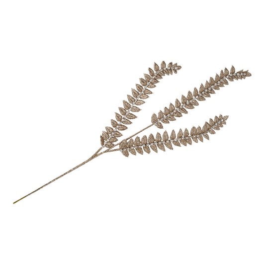 81cm Gold Fern Leaf Christmas Spray