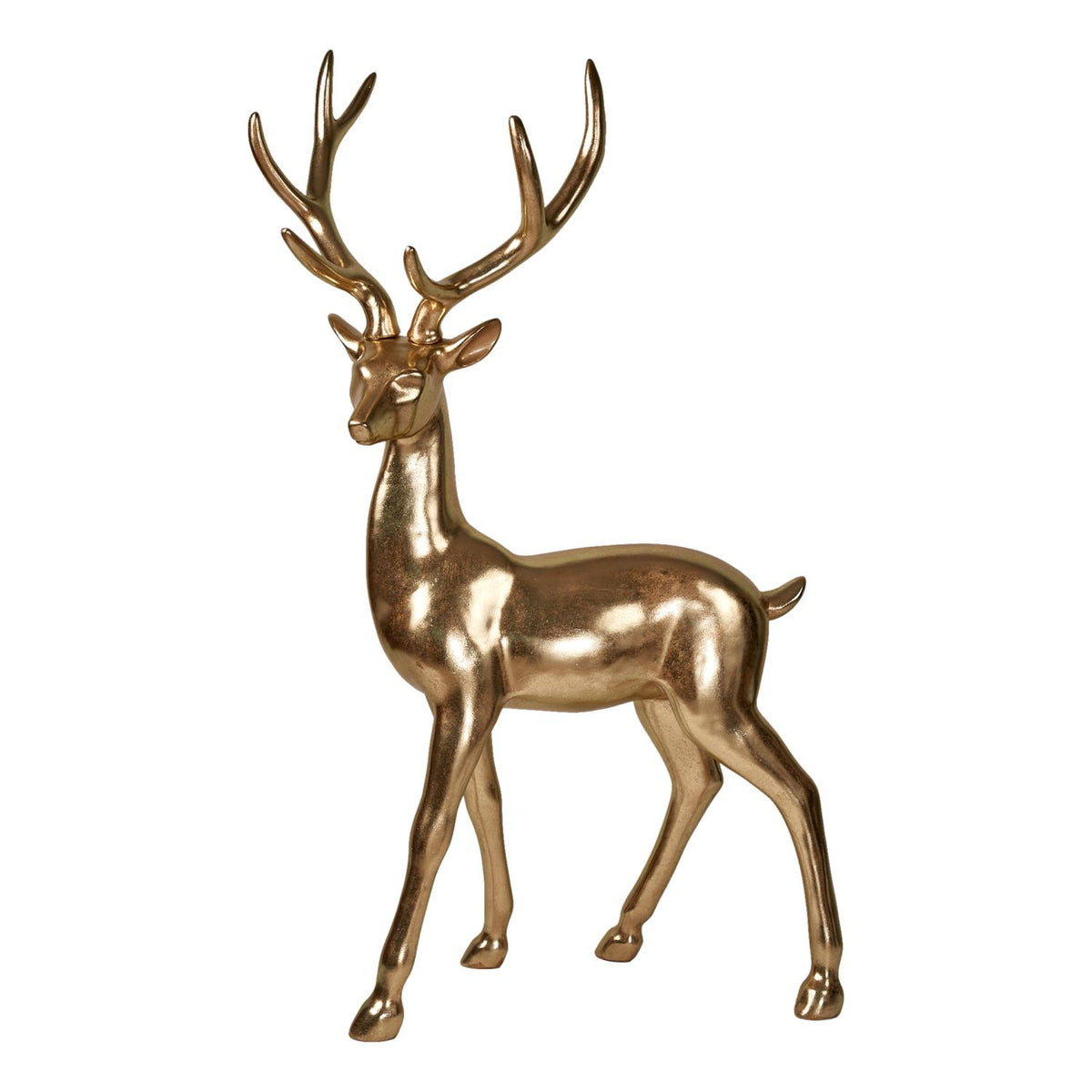 155cm Golden Deer Christmas Decoration