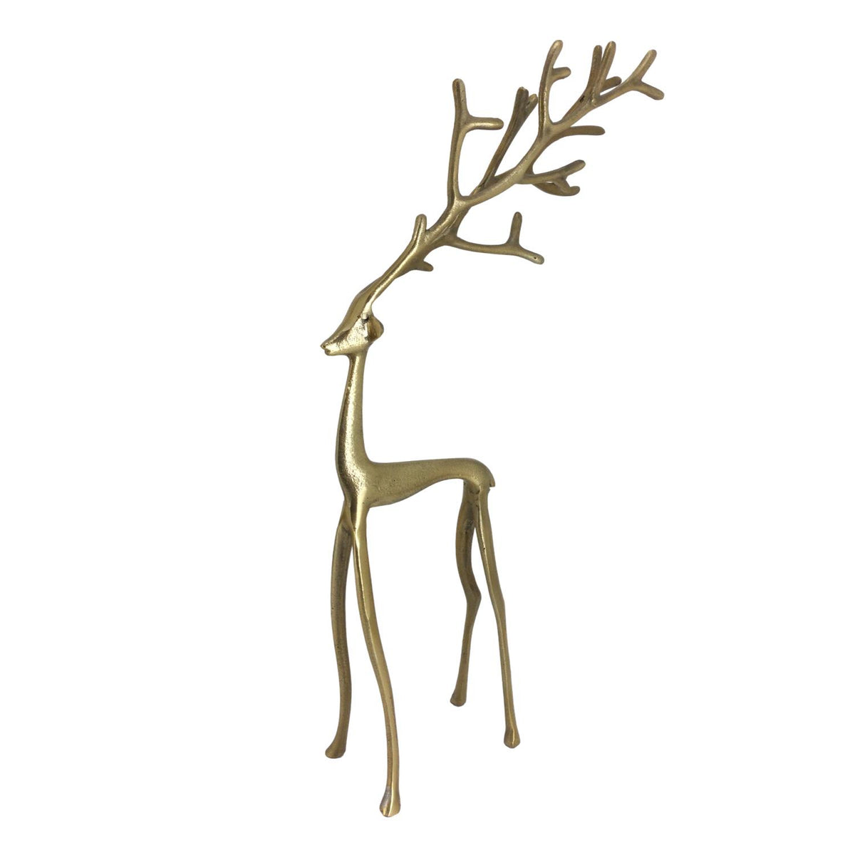 59cm gold twig reindeer Christmas decoration