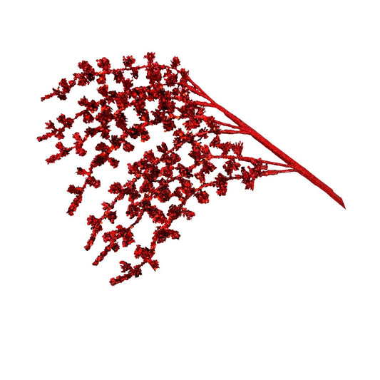 Red weeping Christmas spray decoration