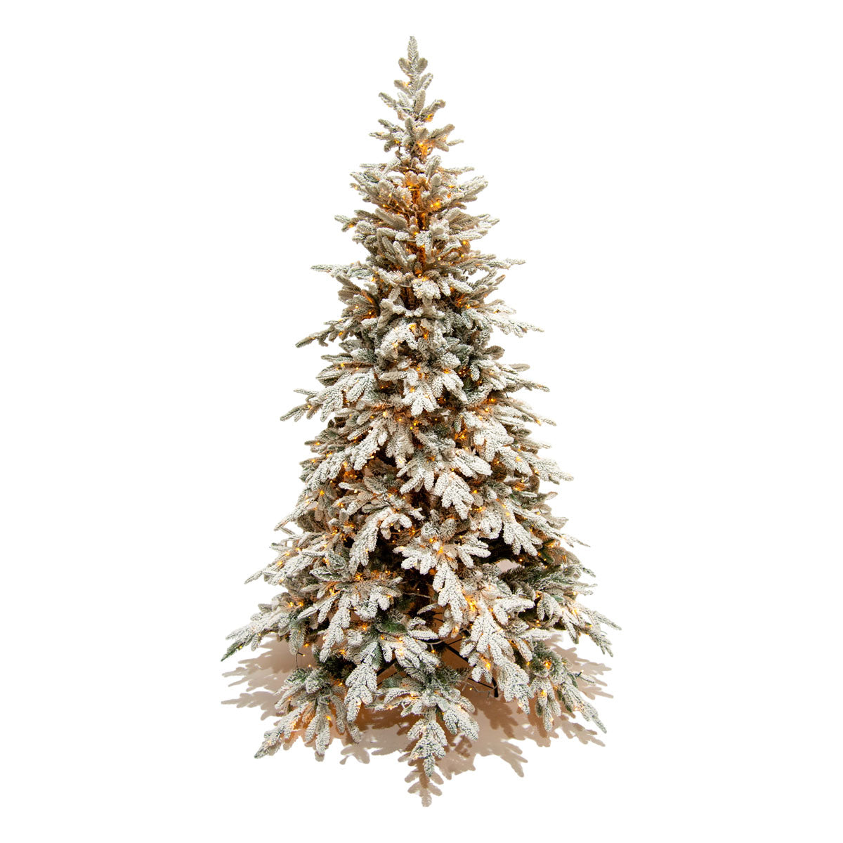 2.1m Snowy Grand Christmas Tree with 2354 Tips and 2500 LED Lights