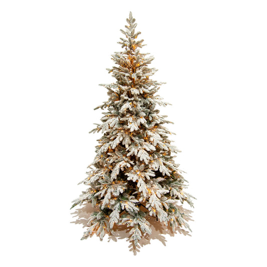 2.1m Snowy Grand Christmas Tree with 2354 Tips and 2500 LED Lights