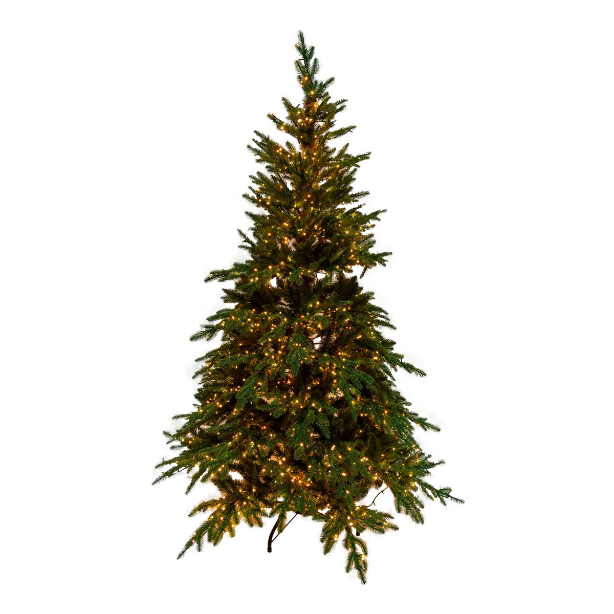 2.1m Green Grand Christmas Tree with 2354 Tips and 2500 LED Lights