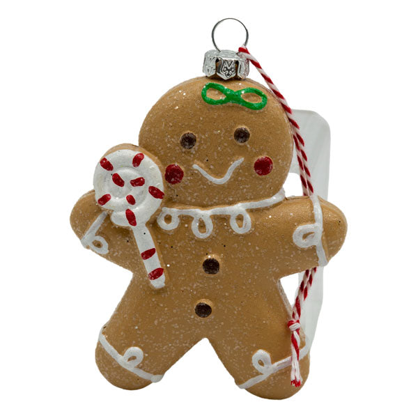 Gingerbread Man Christmas Hanging Ornament