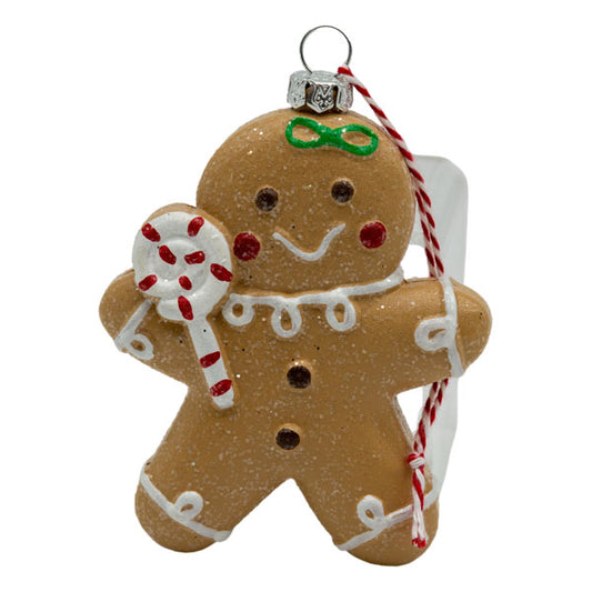 Gingerbread Man Christmas Hanging Ornament
