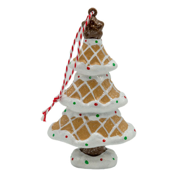 Gingerbread Tree Christmas Hanging Ornament