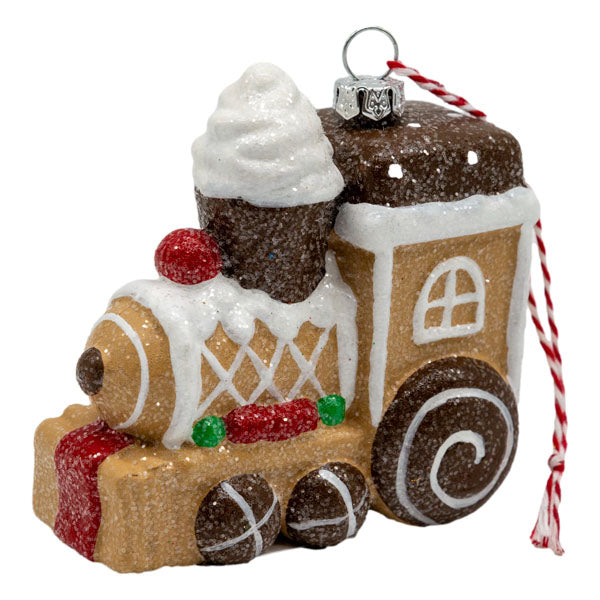 Gingerbread Train Christmas Hanging Ornament