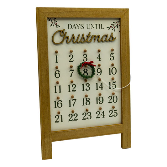 Christmas table countdown decoration