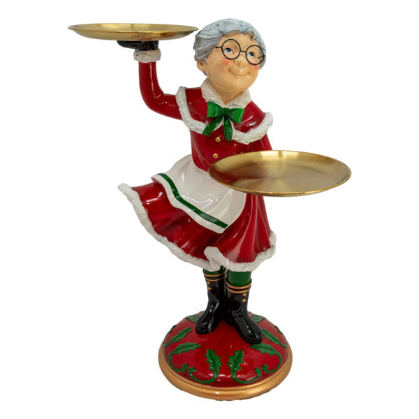 61cm Serving Mrs Claus Christmas Decoration